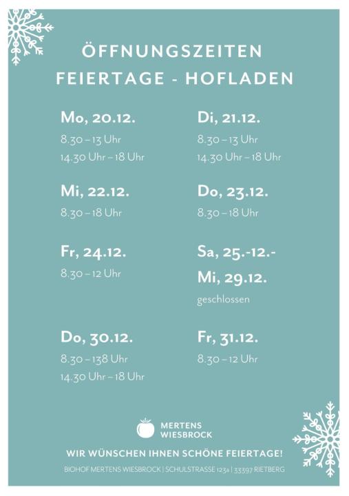 Öffnungszeiten
