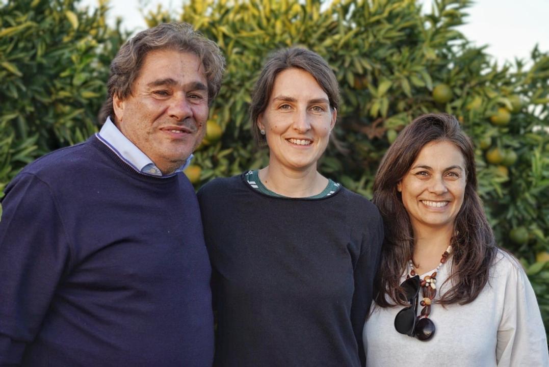 Hannah mit Familie Minisci