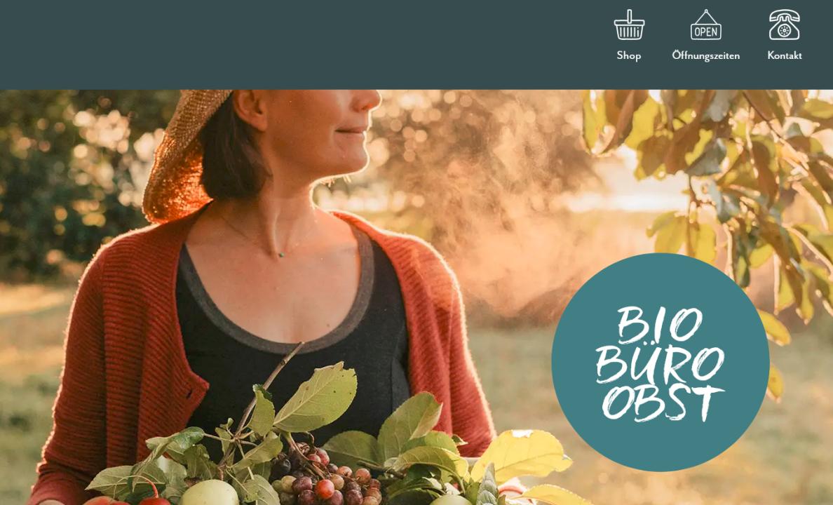 Homepage BioBüroObst