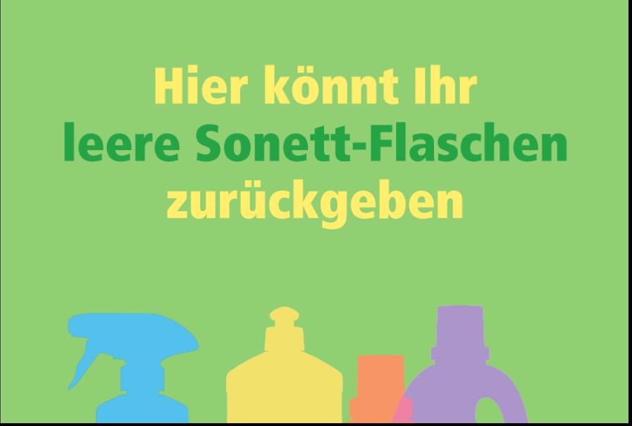 Sonett Flaschen Recycling Befüllen