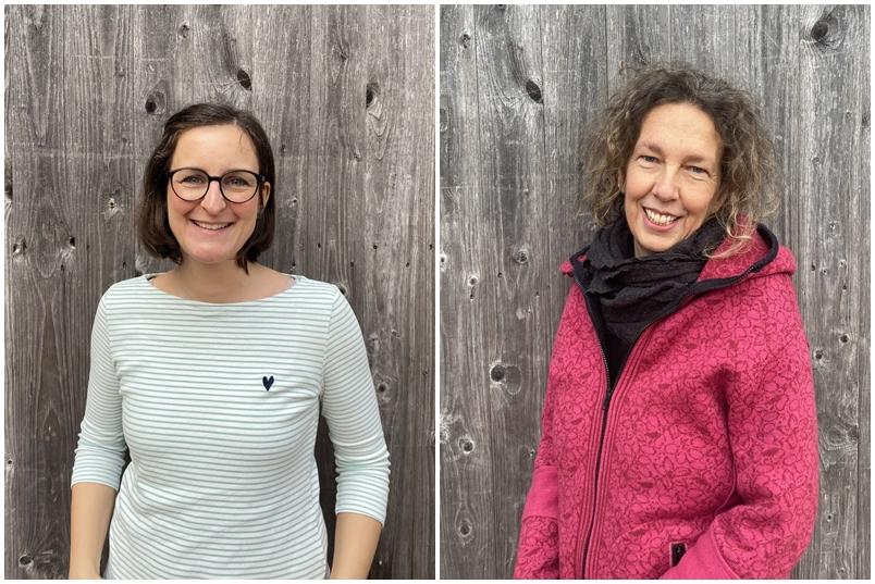 Neue Mitarbeiterinnen Katja und Ulrike