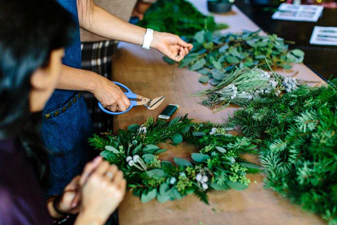 Adventskranz binden Workshops